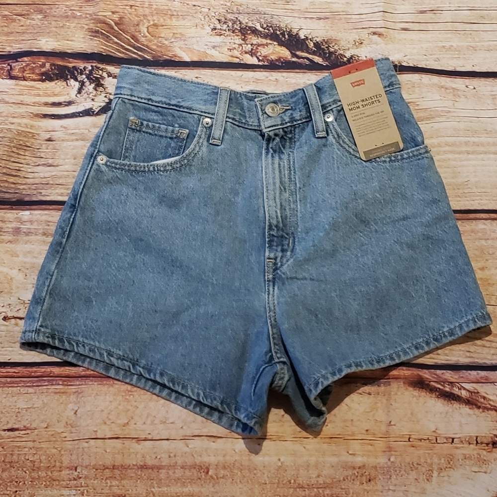 Levi's High-Waisted Mom Shorts